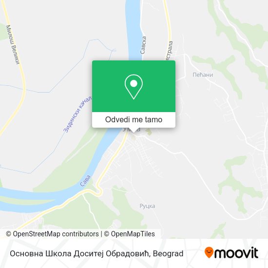 Основна Школа Доситеј Обрадовић mapa