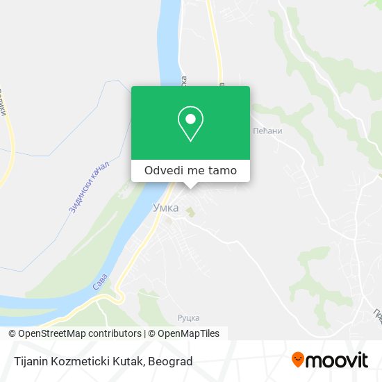 Tijanin Kozmeticki Kutak mapa