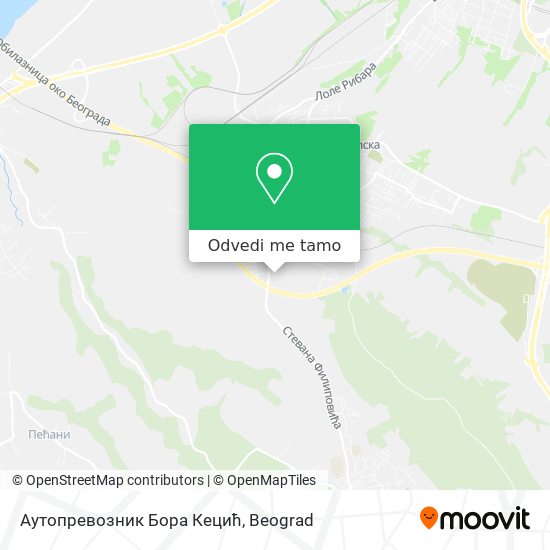 Аутопревозник Бора Кецић mapa