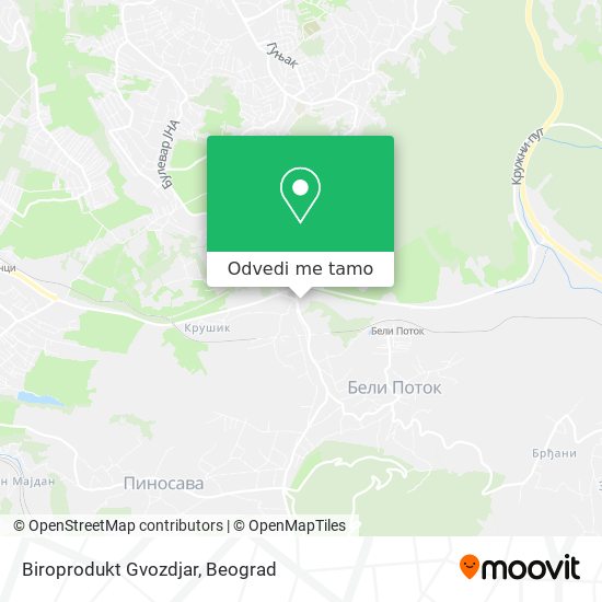 Biroprodukt Gvozdjar mapa