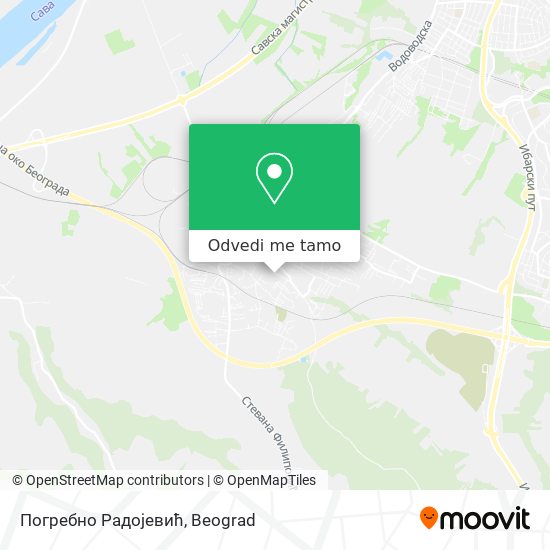 Погребно Радојевић mapa