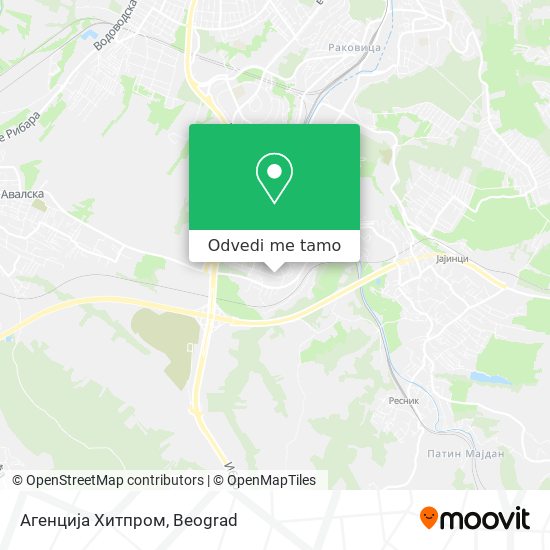 Агенција Хитпром mapa