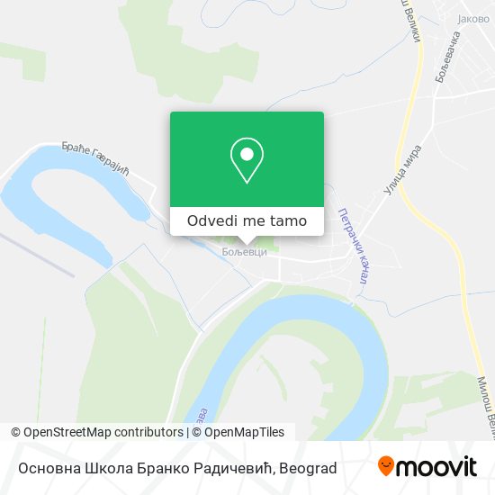 Основна Школа Бранко Радичевић mapa