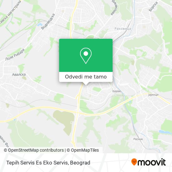 Tepih Servis Es Eko Servis mapa