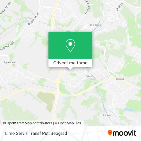 Limo Servis Transf Put mapa