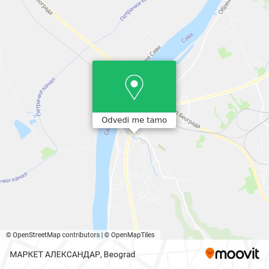 МАРКЕТ АЛЕКСАНДАР mapa