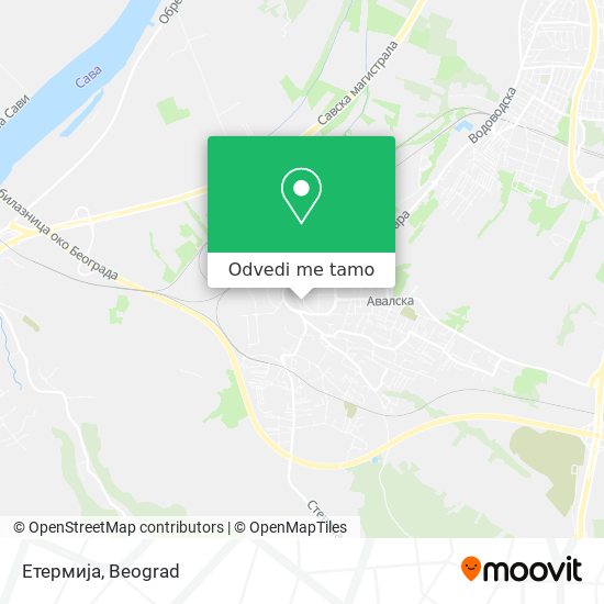 Етермија mapa