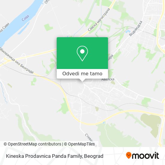 Kineska Prodavnica Panda Family mapa