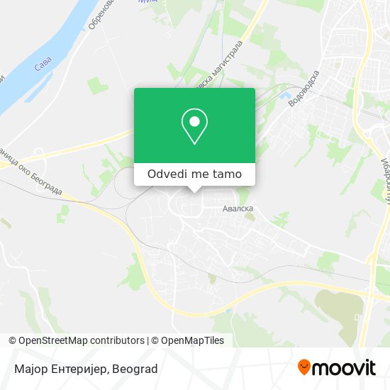 Мајор Ентеријер mapa