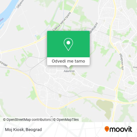 Moj Kiosk mapa