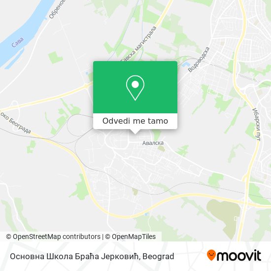 Основна Школа Браћа Јерковић mapa