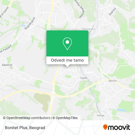 Bonitet Plus mapa