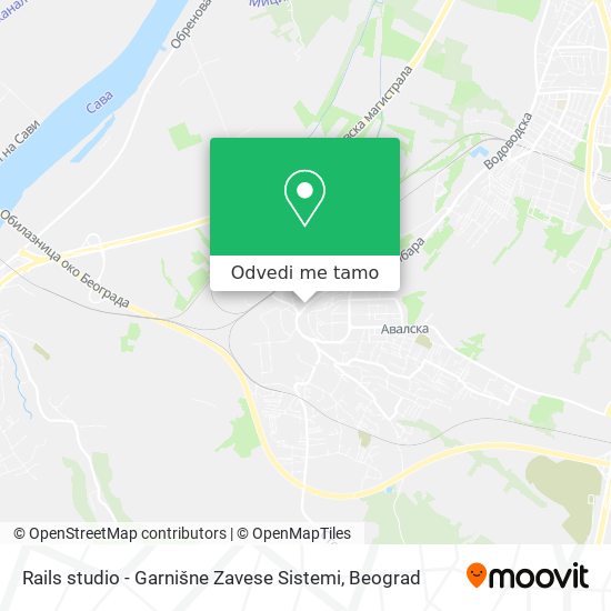 Rails studio - Garnišne Zavese Sistemi mapa