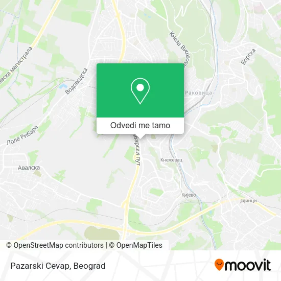 Pazarski Cevap mapa