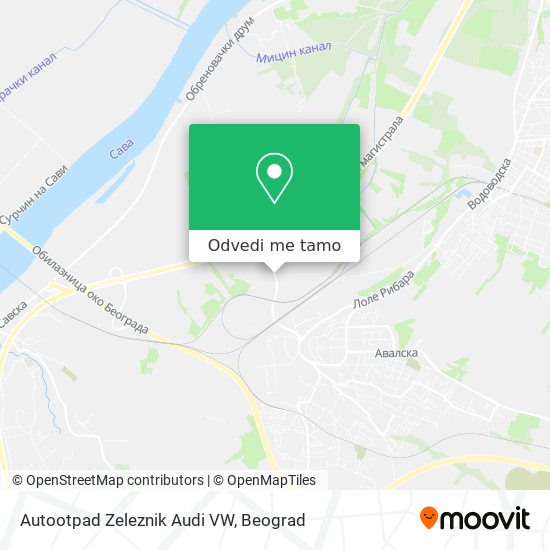 Autootpad Zeleznik Audi VW mapa