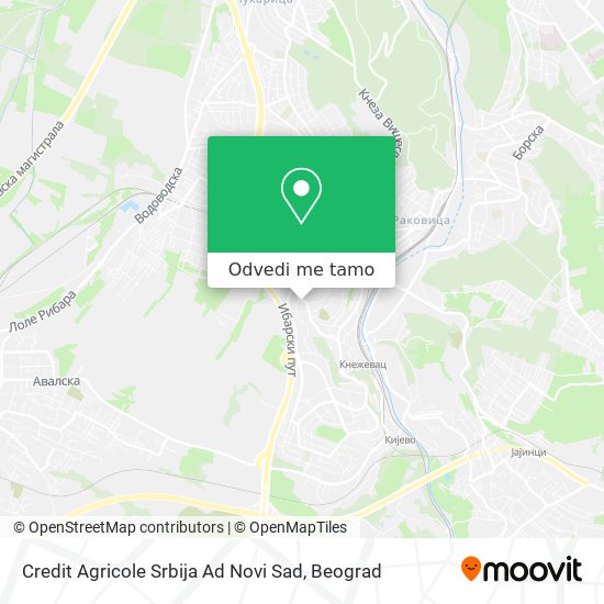 Credit Agricole Srbija Ad Novi Sad mapa