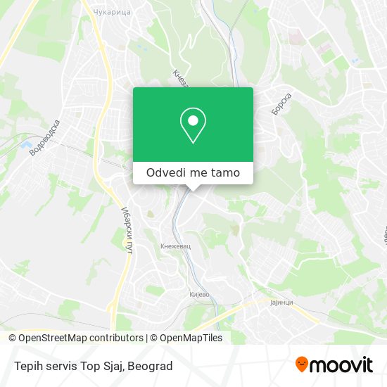 Tepih servis Top Sjaj mapa