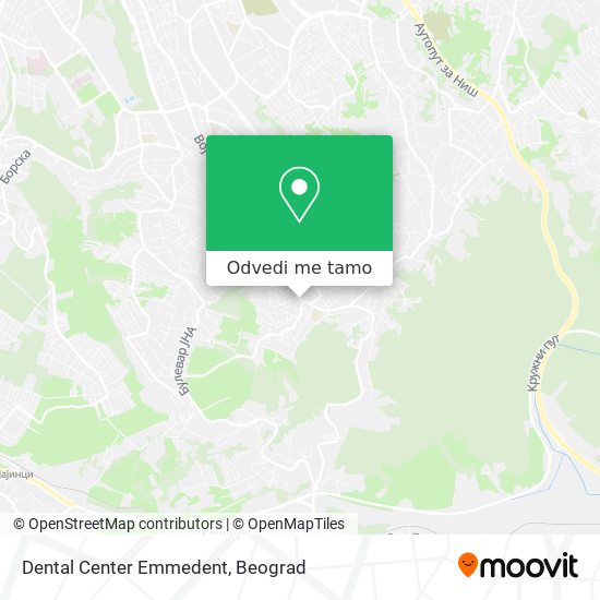 Dental Center Emmedent mapa