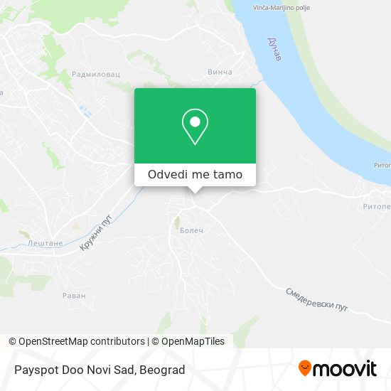 Payspot Doo Novi Sad mapa