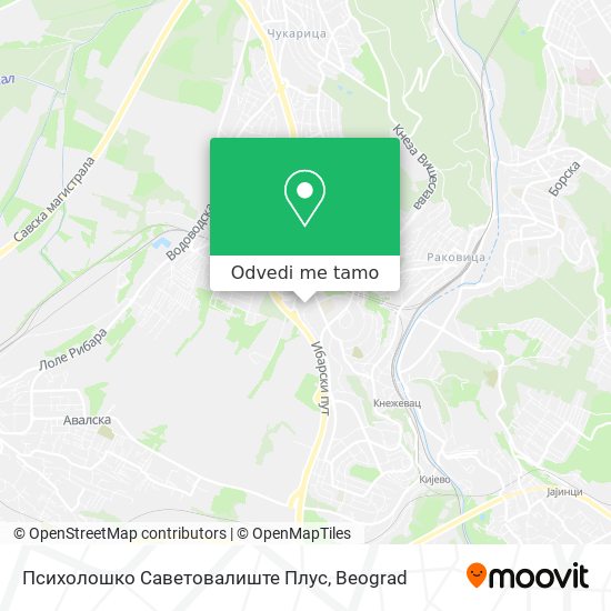 Психолошко Саветовалиште Плус mapa