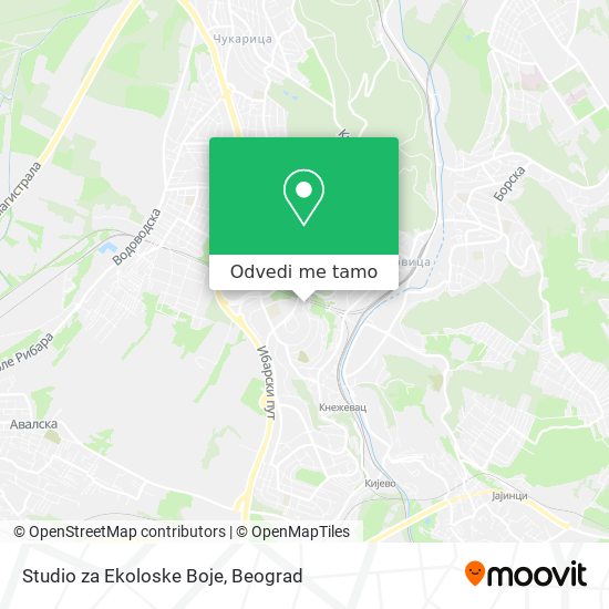 Studio za Ekoloske Boje mapa