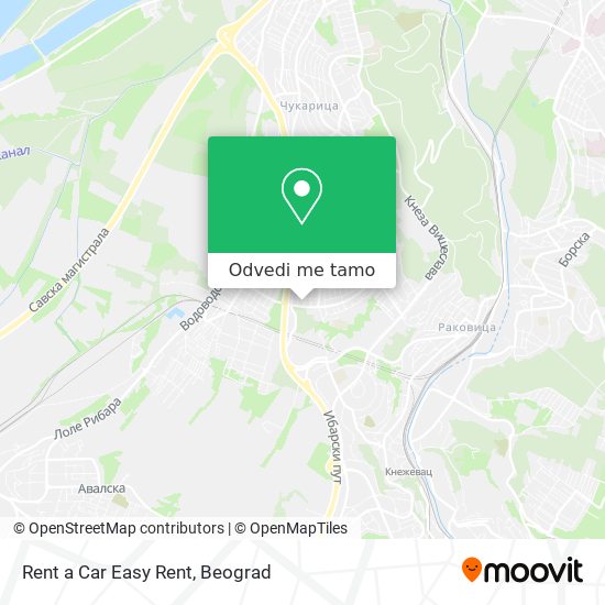 Rent a Car Easy Rent mapa