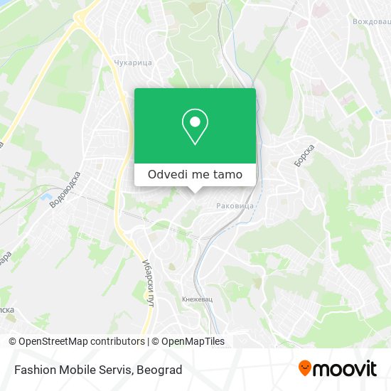 Fashion Mobile Servis mapa