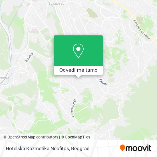 Hotelska Kozmetika Neofitos mapa