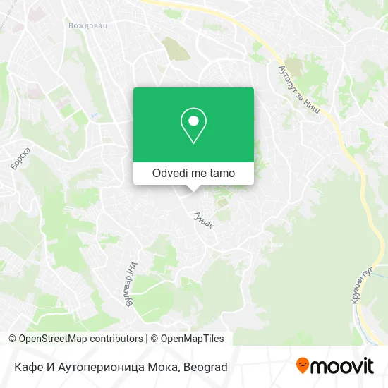 Кафе И Аутоперионица Мока mapa