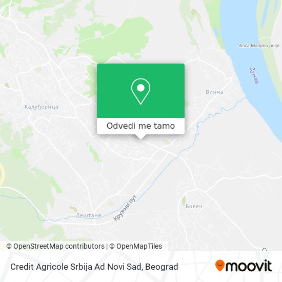 Credit Agricole Srbija Ad Novi Sad mapa