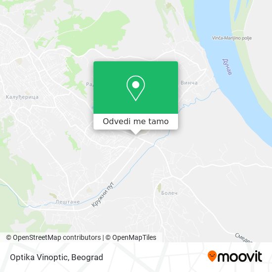 Optika Vinoptic mapa