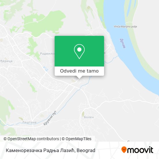 Каменорезачка Радња Лазић mapa