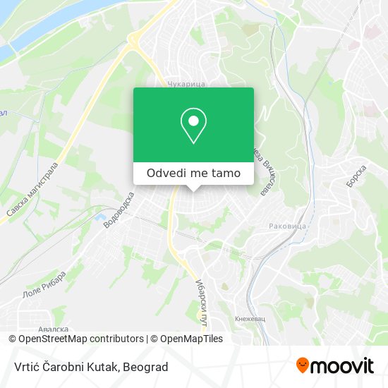 Vrtić Čarobni Kutak mapa