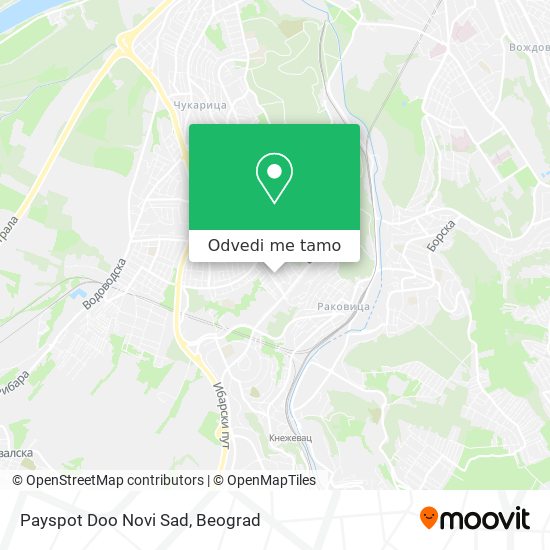 Payspot Doo Novi Sad mapa