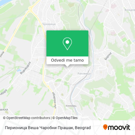 Перионица Веша Чаробни Прашак mapa