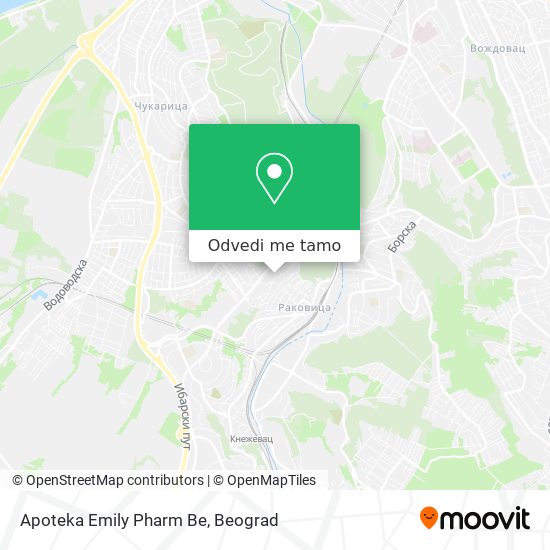 Apoteka Emily Pharm Be mapa