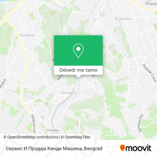 Сервис И Продаја Кенди Машина mapa