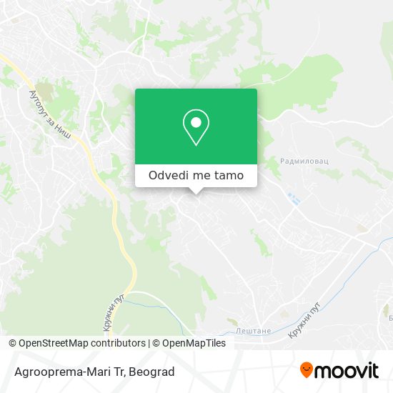 Agrooprema-Mari Tr mapa