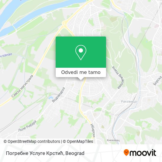 Погребне Услуге Крстић mapa