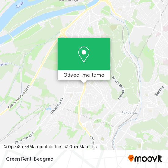 Green Rent mapa