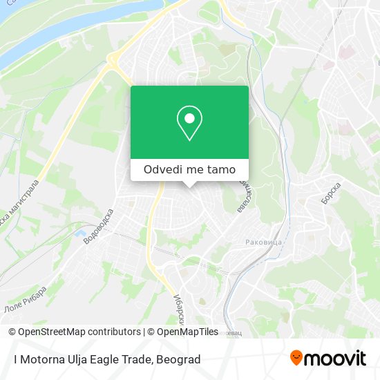 I Motorna Ulja Eagle Trade mapa