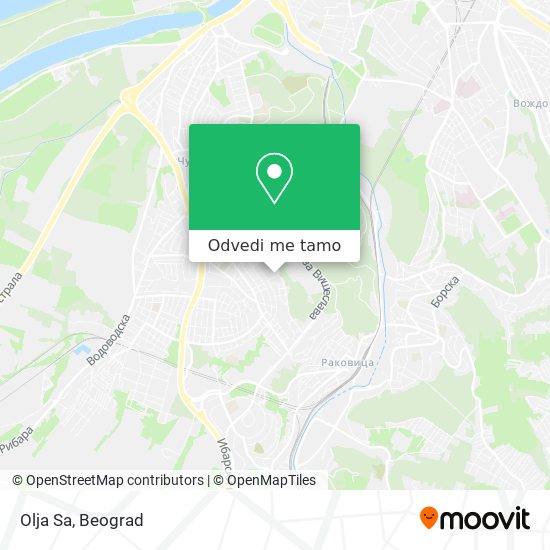 Olja Sa mapa