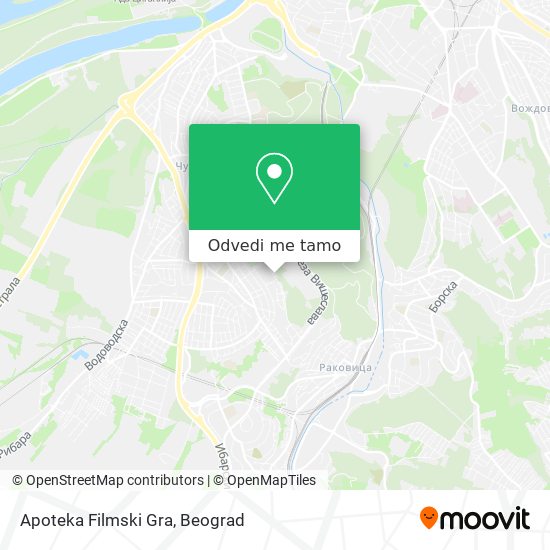 Apoteka Filmski Gra mapa