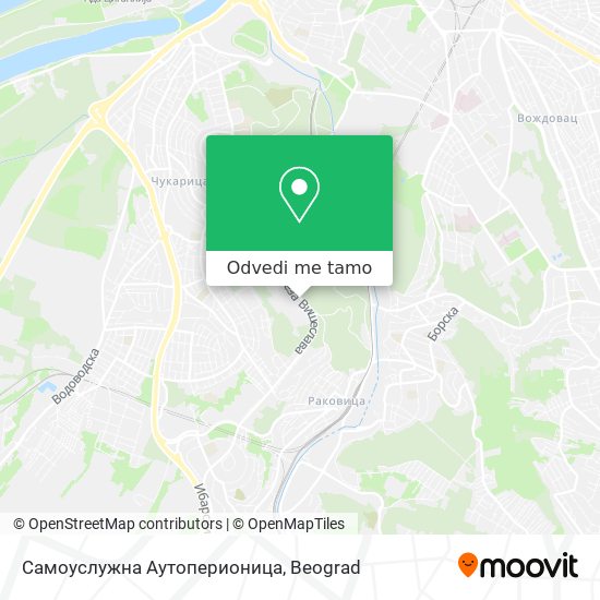 Самоуслужна Аутоперионица mapa