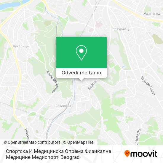 Спортска И Медицинска Опрема Физикалне Медицине Медиспорт mapa