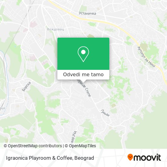 Igraonica Playroom & Coffee mapa