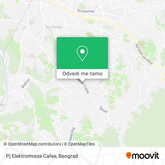 Pj Elektromreze Cafee mapa