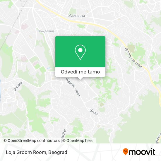 Loja Groom Room mapa