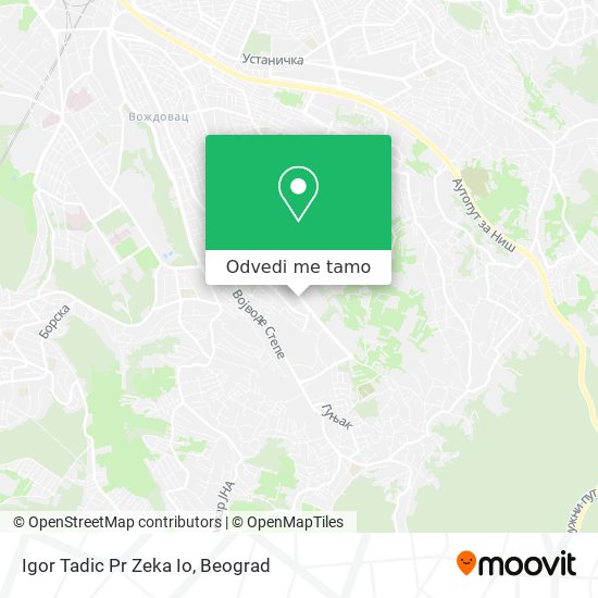 Igor Tadic Pr Zeka Io mapa