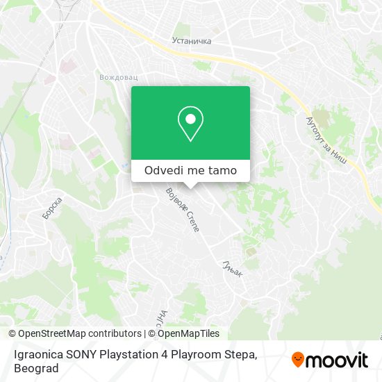 Igraonica SONY Playstation 4 Playroom Stepa mapa